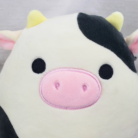 Squishmallows Connor The Cow Black Cream 8 Inch 2022 - Picture 2 of 11